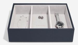 Stackers, Box na šperky a hodinky Navy Blue Classic Watch & Accessory Layer | tmavě modrá