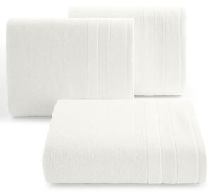 Bavlněný froté ručník s proužky LINNA 50x90 cm, bílá, 500 gr Mybesthome