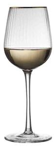 Lyngby Glas Sklenice na bílé víno Palermo Gold 30cl (4 ks)