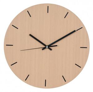 House Nordic Hodiny nástěnné ASTI Ø30 cm, přírodní 4361100
