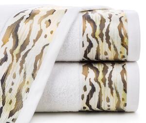Bavlněný froté ručník s bordurou CECIL 50x90 cm, bílá, 500 gr Eva Minge