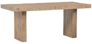 Hoorns Hnědý masivní mangový jídelní stůl Kalbon 180 x 90 cm