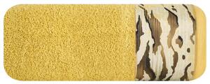 Bavlněný froté ručník s bordurou CECIL 50x90 cm, mustard/hořčicová, 500 gr Eva Minge
