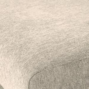 Hoorns Pískově hnědá látková podnožka Coulee 100 x 100 cm