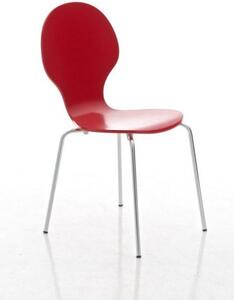 Jídelní / konferenční židle Mauntin, červená
