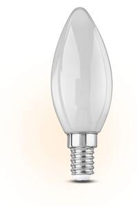 LIVARNO home LED filamentová žárovka, 4,7 W (svíčka E14, mléčně bílá) (100352926005)