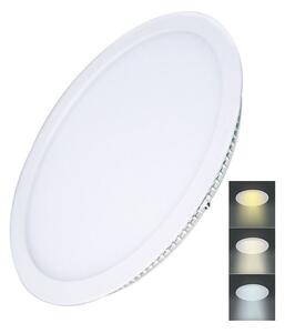 Solight LED mini panel CCT, podhledový, 24W, 1800lm, 3000K, 4000K, 6000K, kulatý - WD144