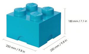 Lego® Azurově modrý úložný box LEGO® Smart 25 x 25 cm