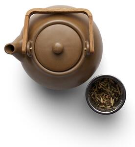 Bitz Kameninová konvička na čaj se sítkem 1,2 Wood