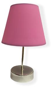 ASIR Stolní lampička 203 růžová stříbrná