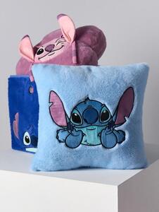 Sinsay - Polštář z umělé kožešiny Stitch - světle modrá