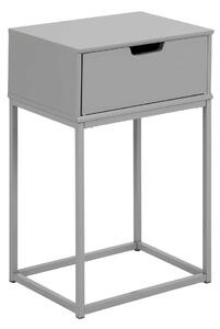 ACTONA Noční stolek Mitra šedá 61,5 × 40 × 30 cm