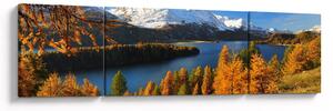 Obraz - Podzim v Alpách (170x50 cm)