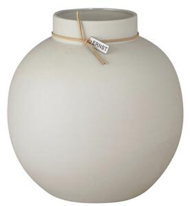 Kameninová váza ERNST Beige - 21 cm EF116