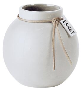 Kameninová váza ERNST White - 10 cm EF210