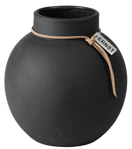 Kameninová váza ERNST Dark Grey - 13 cm EF118
