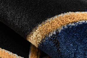 Makro Abra Kusový koberec EMERALD 1020 Luxusní geometrický moderní modrý zlatý Rozměr: 120x170 cm