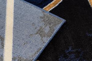 Makro Abra Kusový koberec EMERALD 1020 Luxusní geometrický moderní modrý zlatý Rozměr: 120x170 cm