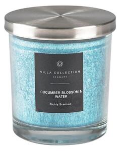 Villa Collection Vonná svíčka ve skleněné dóze s víkem Cucumber Blossom & Water (45 hodin)