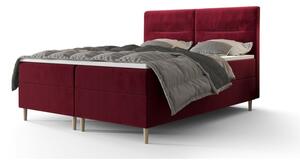 Americká manželská postel HENNI - 160x200, červená