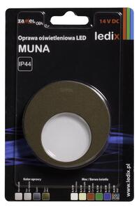 Zamel 02-111-41 svítidlo LED na omítku LEDIX MUNA 14V DC, zlatá patina, studená bílá, IP44