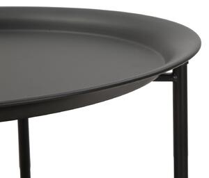 Odkládací stolek Mauro Ferretti Oster, 40x50 cm, černá/béžová