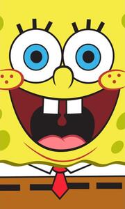 Vesna dětská osuška Sponge Bob Face 70x140 cm