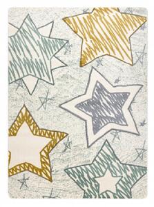 Dywany Łuszczów Dětský kusový koberec Petit Stars green ROZMĚR: 80x150