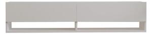 Bílý TV stolek 141x31x30 cm Arges – Kalune Design