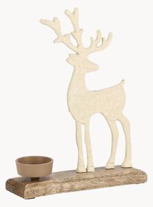 Svícen z mangového dřeva Hudson Reindeer