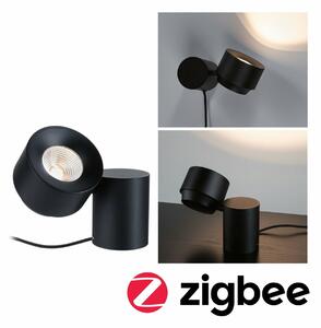 PAULMANN LED stolní lampa Smart Home Zigbee Puric Pane 2700K 3W černá