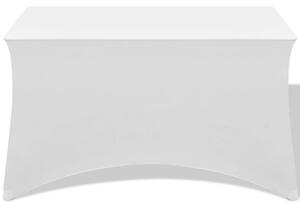 Strečový návlek na stůl 2 ks 120x60,5x74 cm bílý