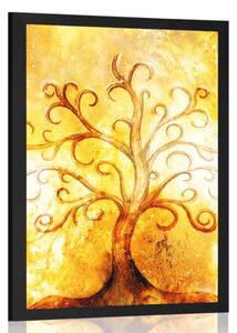 Plakát strom života - 20x30 black