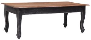 Konferenční stolek černý 120 x 60 x 45 cm masivní mahagon