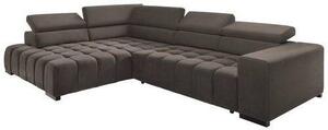 ROHOVÁ SEDAČKA, textil, hnědá Livetastic - Sedací soupravy, Online Only