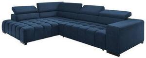 ROHOVÁ SEDAČKA, textil, modrá Livetastic - Sedací soupravy, Online Only