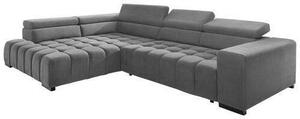 ROHOVÁ SEDAČKA, textil, šedá Livetastic - Sedací soupravy, Online Only