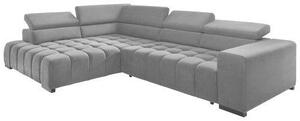 ROHOVÁ SEDAČKA, textil, šedá Livetastic - Sedací soupravy, Online Only