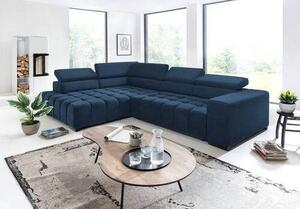 ROHOVÁ SEDAČKA, textil, modrá Livetastic - Sedací soupravy, Online Only