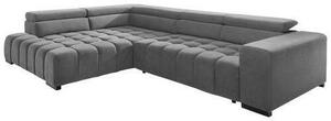 ROHOVÁ SEDAČKA, textil, šedá Livetastic - Sedací soupravy, Online Only
