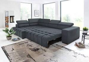 ROHOVÁ SEDAČKA, textil, tmavě šedá Livetastic - Sedací soupravy, Online Only
