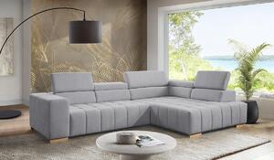 ROHOVÁ SEDAČKA, textil, šedá Livetastic - Sedací soupravy, Online Only