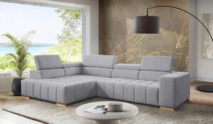 ROHOVÁ SEDAČKA, textil, šedá Livetastic - Sedací soupravy, Online Only
