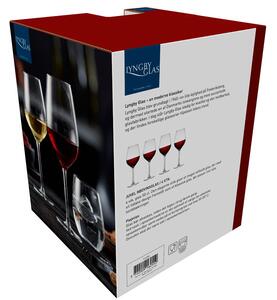 Lyngby Glas Sklenice na červené víno Juvel 50cl (sada 4 ks)