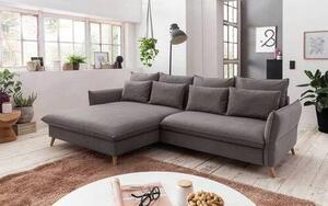 ROHOVÁ SEDAČKA, textil, světle hnědá Livetastic - Sedací soupravy, Online Only