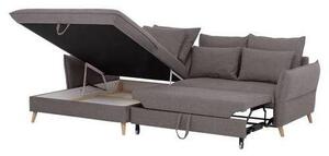ROHOVÁ SEDAČKA, textil, světle hnědá Livetastic - Sedací soupravy, Online Only