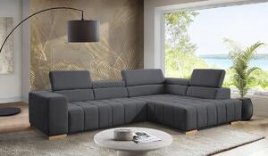 ROHOVÁ SEDAČKA, textil, barvy grafitu Livetastic - Sedací soupravy, Online Only