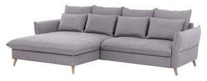 ROHOVÁ SEDAČKA, textil, světle šedá Livetastic - Sedací soupravy, Online Only