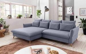 ROHOVÁ SEDAČKA, textil, modrá Livetastic - Sedací soupravy, Online Only