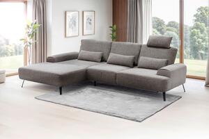 ROHOVÁ SEDAČKA, textil, šedavě hnědá Livetastic - Sedací soupravy, Online Only